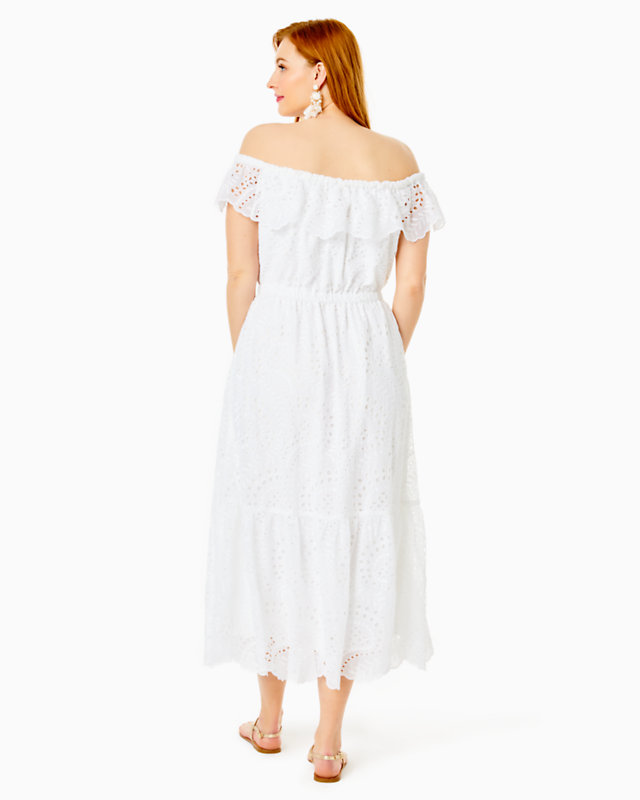 Geri Off-The-Shoulder Midi Dress