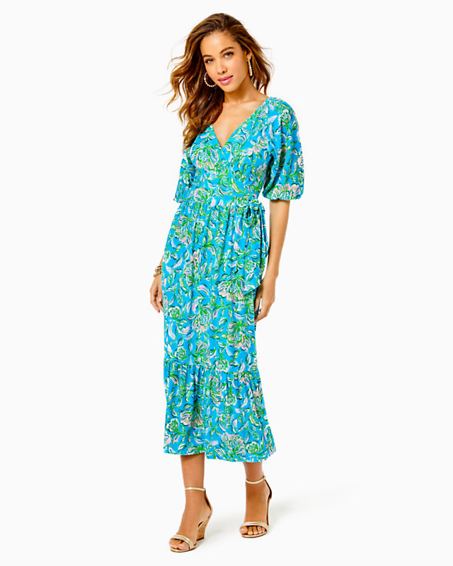 Brantley Midi Wrap Dress