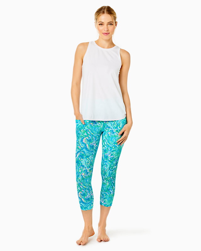 UPF 50+ Luxletic 21" South Beach High Rise Crop Legging
