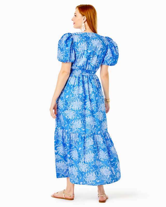 Ezralyn Short Sleeve Cotton Maxi Dress