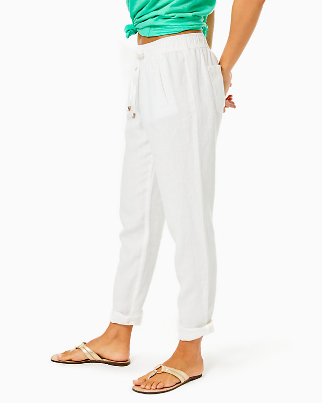 31" Taron Mid-Rise Linen Pant