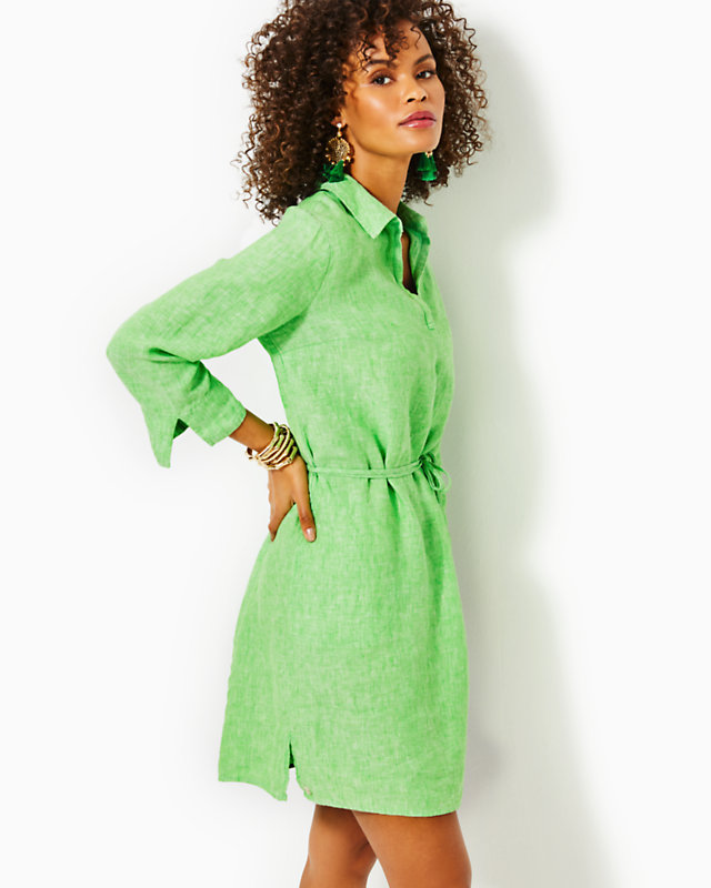 Pilar Linen Tunic Dress