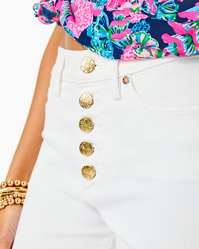 27" South Ocean High Rise Straight Leg Jean