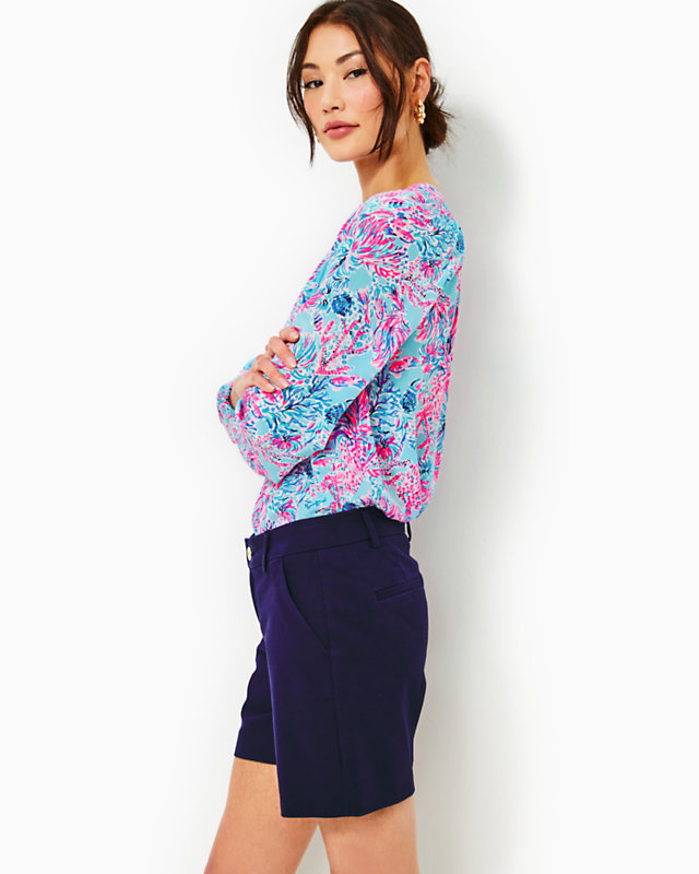 7" Shara Mid-Rise Stretch Short