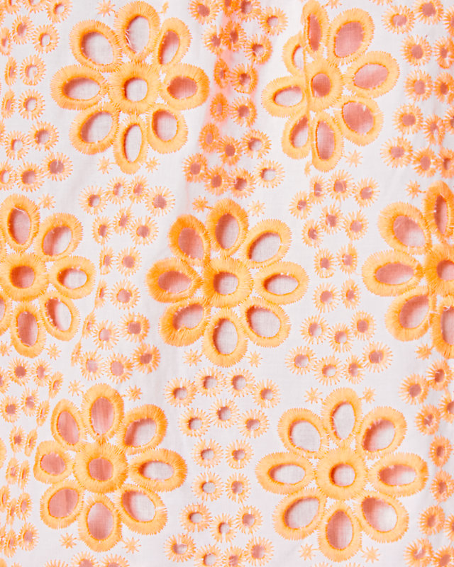 Kerrigan Elbow Sleeve Eyelet Top