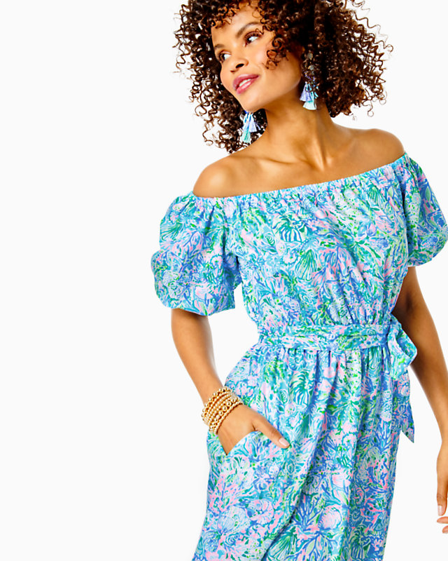 Tamie Off-the-Shoulder Midi Dress