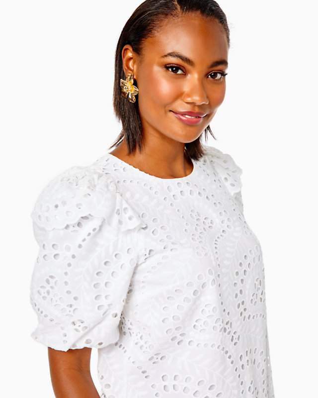 Aleena Eyelet Top