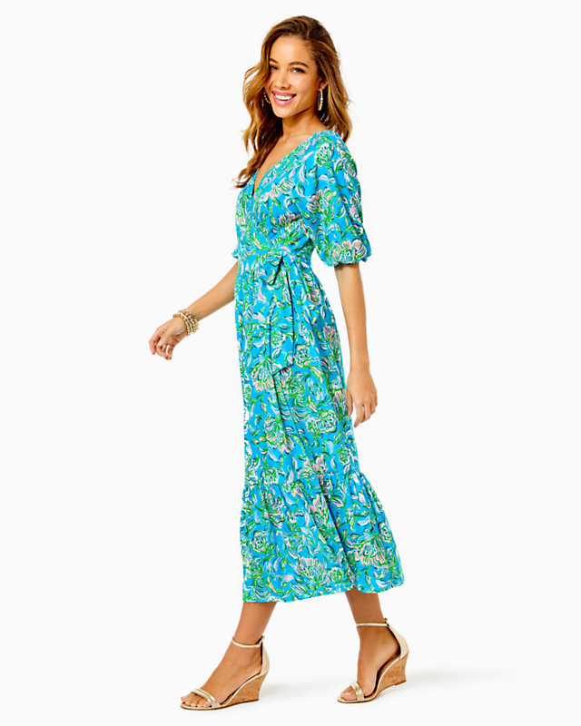 Brantley Midi Wrap Dress