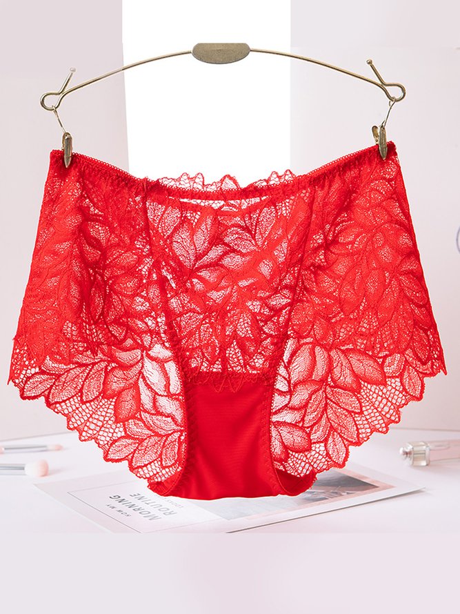 Sexy Lace Breathable Stretch Briefs