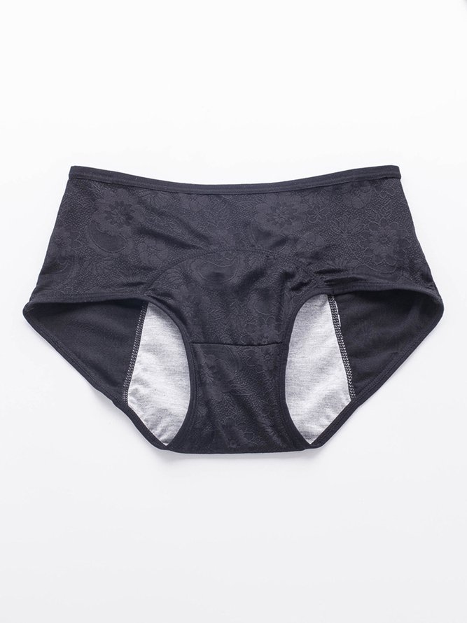 Breathable Comfortable Lace Jacquard Menstruation Physiological Panties
