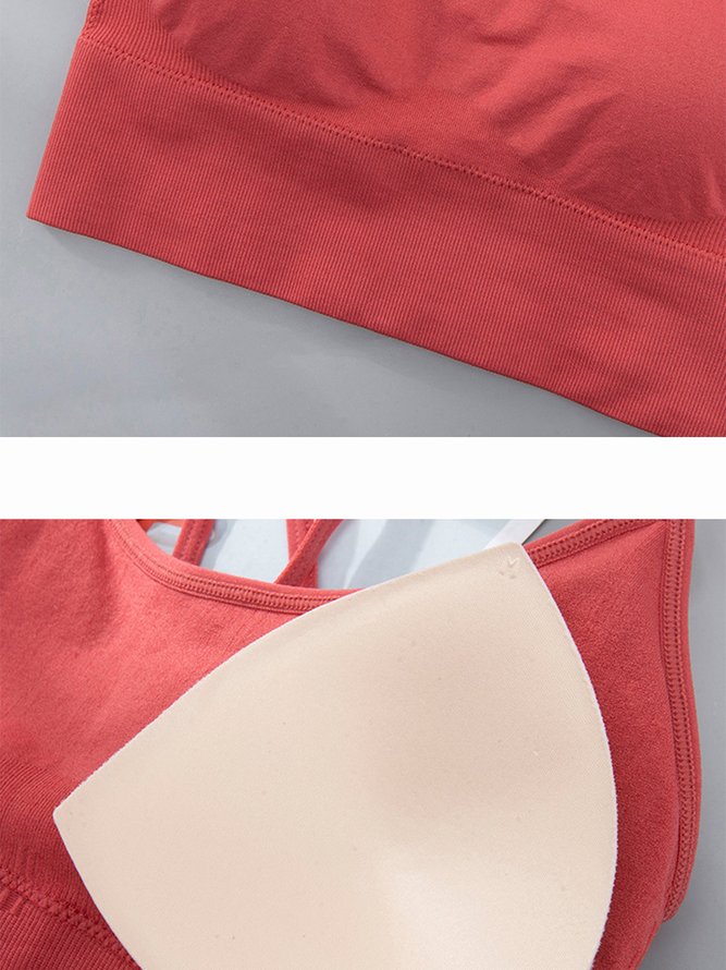 Plain Simple Spaghetti Sports Bra