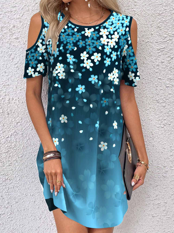 Casual Loose Floral Dress With No Belt