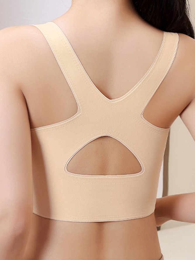 Push-Up Front Sports Tank No Trace Bra