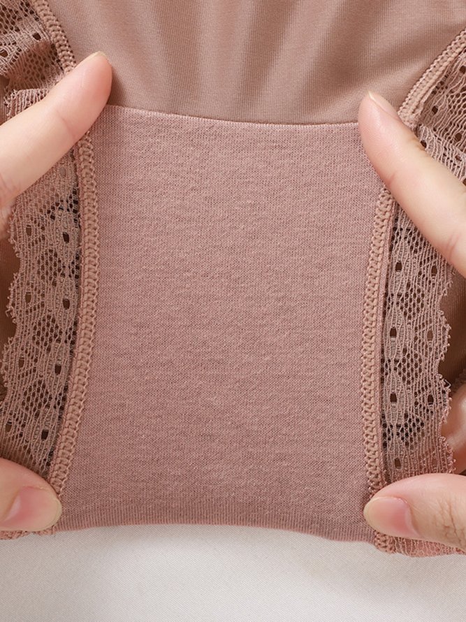 Breathable High Elastic Sexy Exquisite Lace High Waist Panties