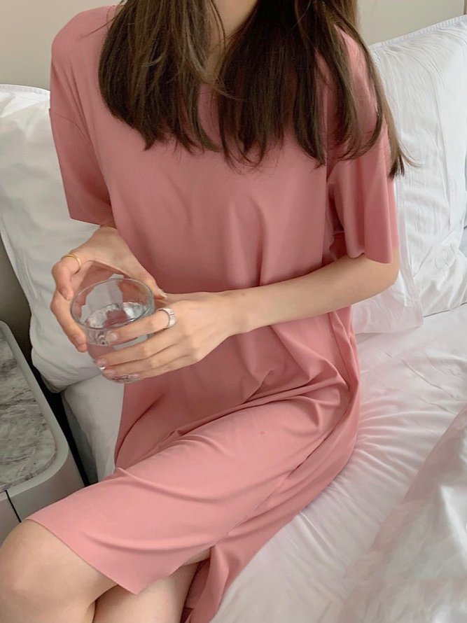 Breathable Comfortable Loose Casual T-shirt Nightdress