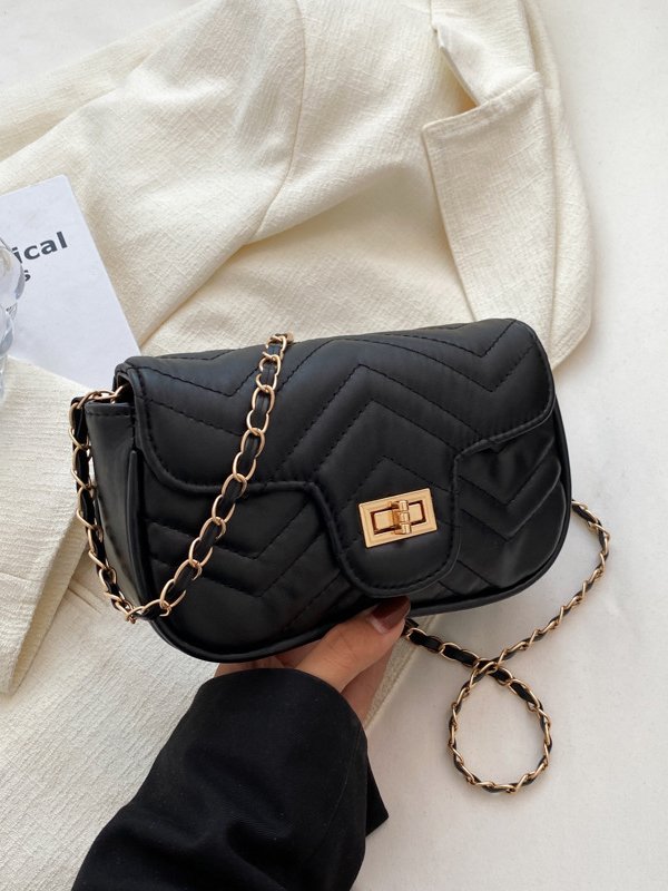 Casual Plain Leather Embossed Clutch Women's Messenger Bag