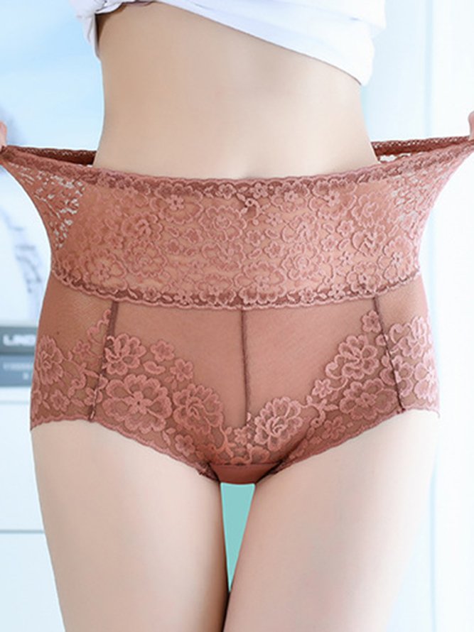 Breathable Sexy Lace High Elastic High Waist Panty