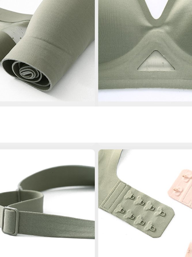 Breathable Comfortable Traceless Lifting Water Drop Mold Cup Daily Bra