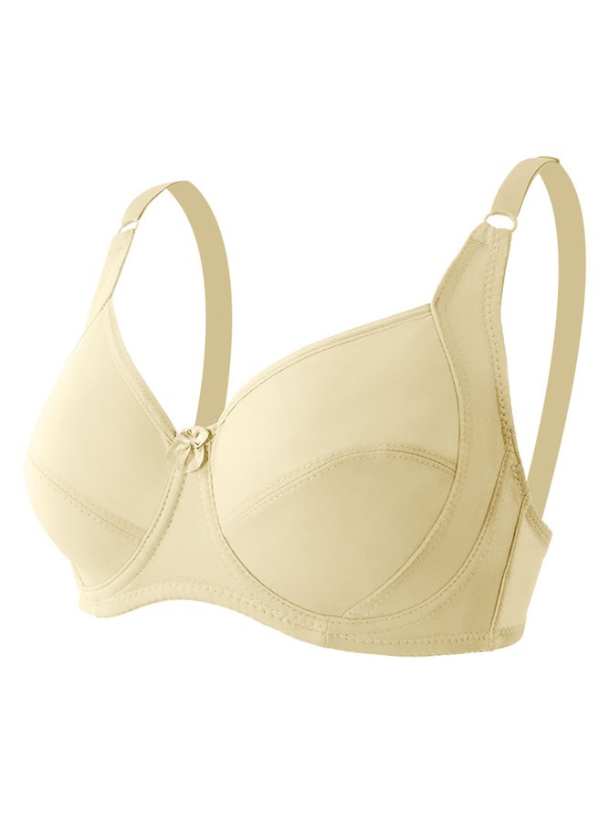 Breathable Plus Size D Cup Wired Bra