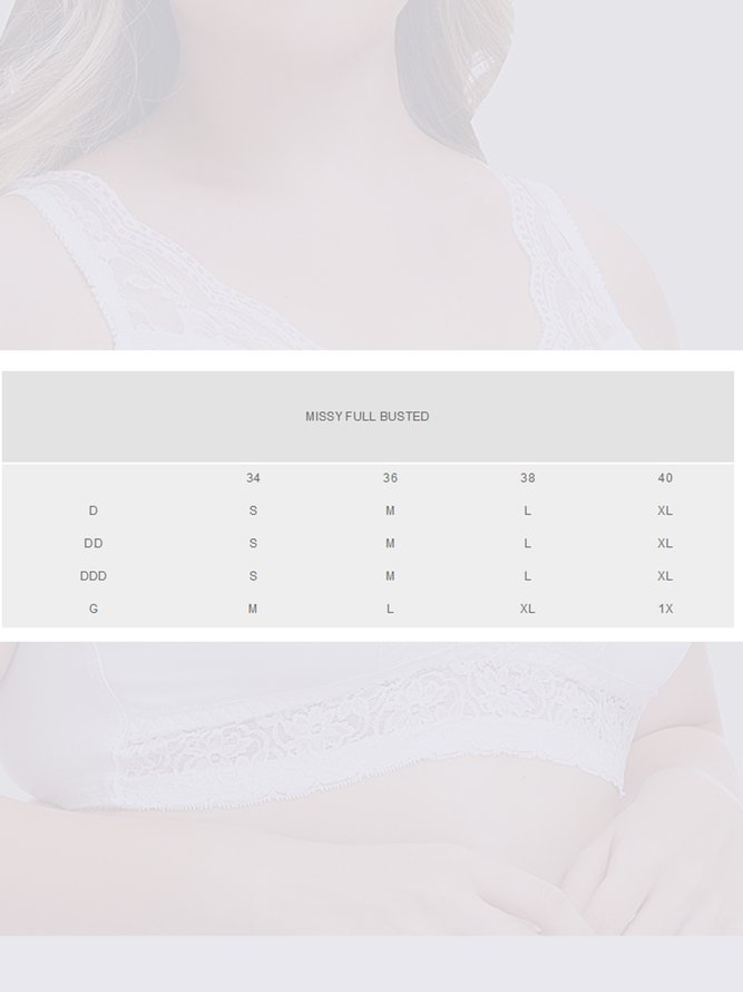 Casual Lace Floral Bra & Bralette