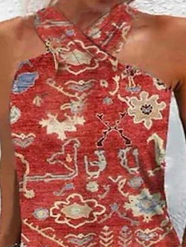 Halter Casual Ethnic Dress