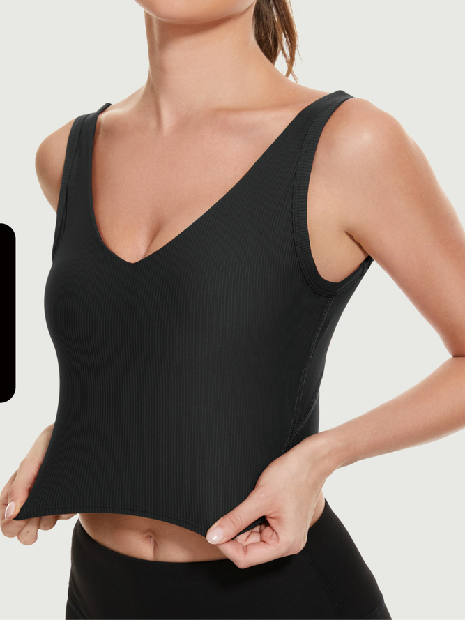 Plain Casual Sports Bra