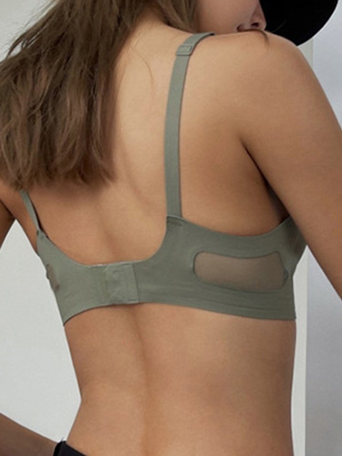 Breathable Comfortable Traceless Lifting Water Drop Mold Cup Daily Bra