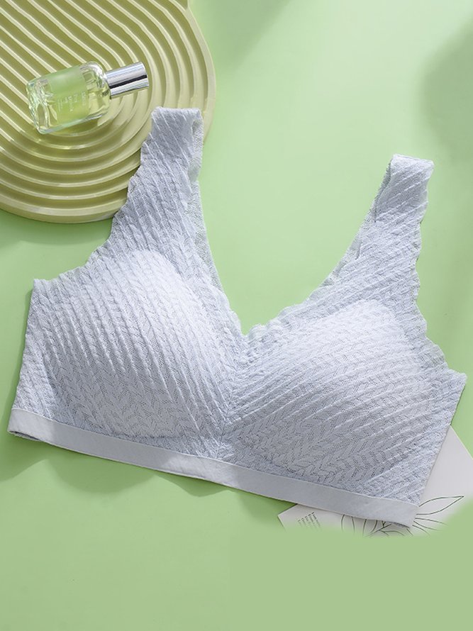 Breathable and comfortable non-marking big breasts vest style light underwear