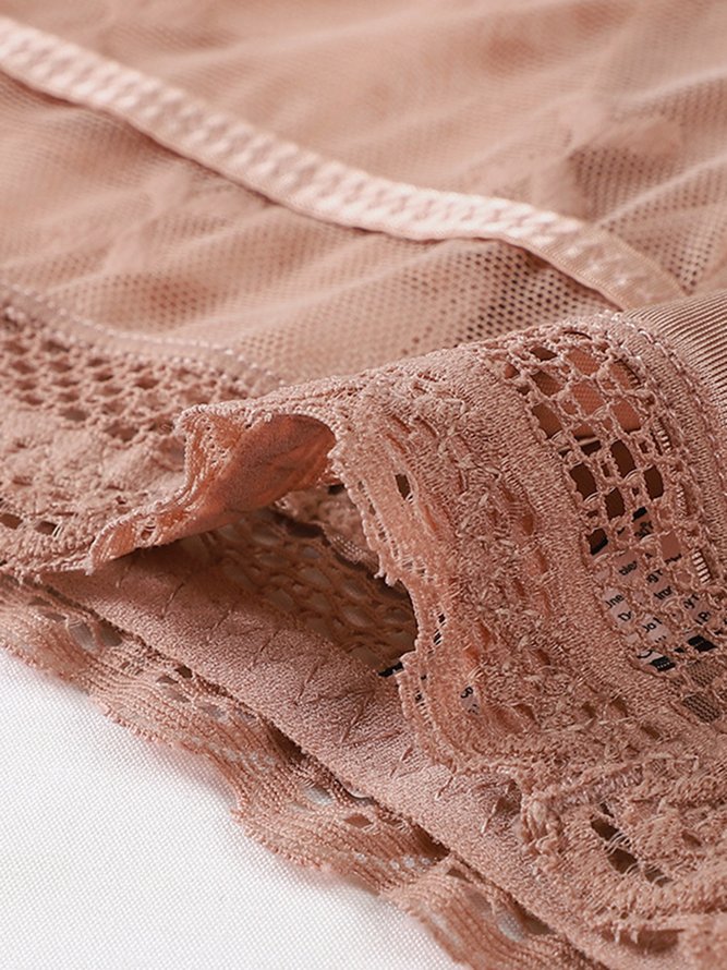 Breathable High Elastic Sexy Exquisite Lace High Waist Panties