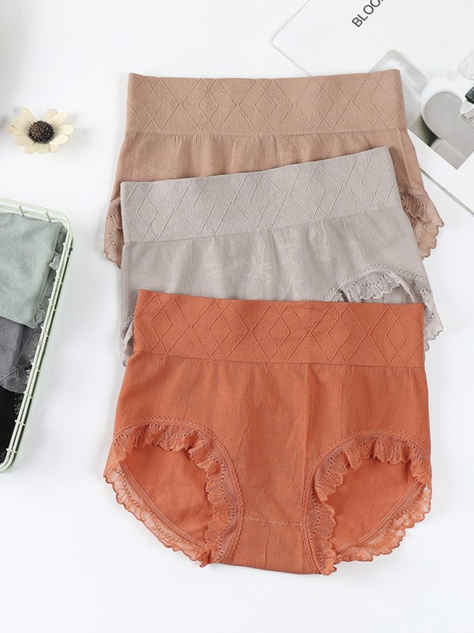 Breathable High Waist Lace Casual High Waist Panty