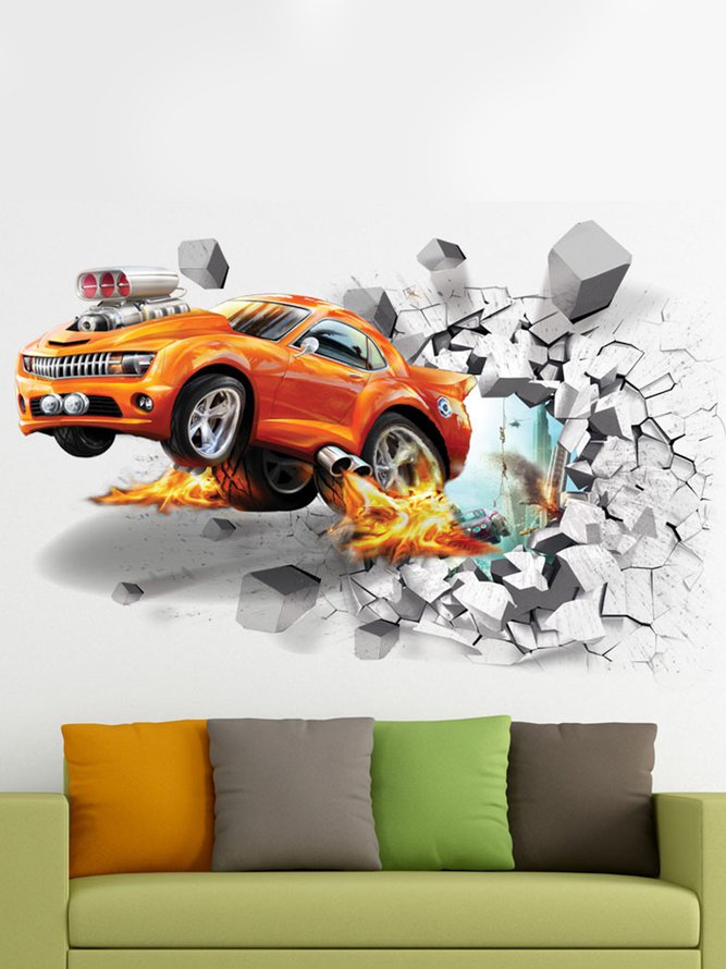 3D Creative Dinosaur Decorative Sticker Bedroom Wall Sticker