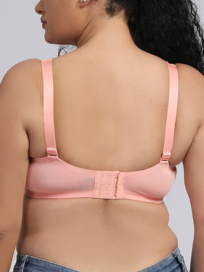 Floral Lace Thin Cup Underwired Bra