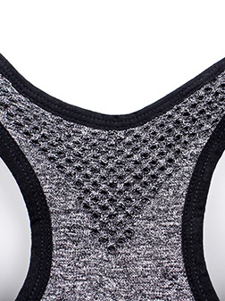 Plain Spaghetti Casual Sports Bra