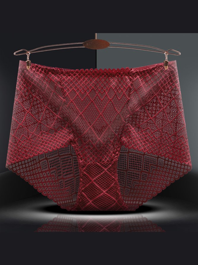 Sexy Lace Geometric Panty