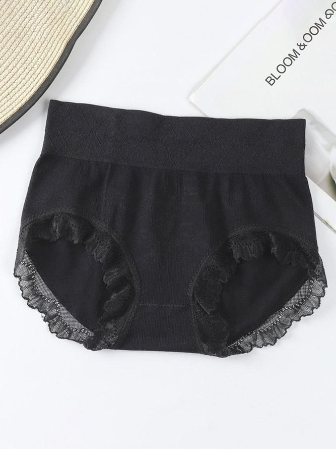 Breathable High Waist Lace Casual High Waist Panty