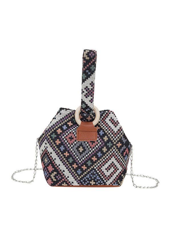 Casual Ethnic Pattern Cross Clutch Women's Coin Purse Ethnic Boho