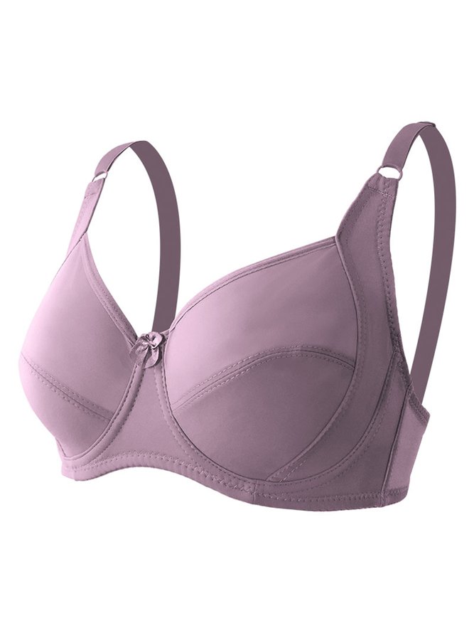 Breathable Plus Size D Cup Wired Bra