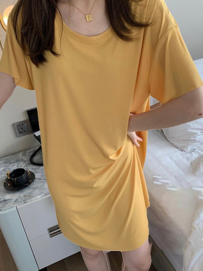 Breathable Comfortable Loose Casual T-shirt Nightdress