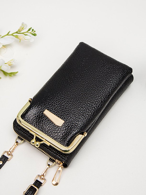 Casual Leather Stitching Coin Purse Messenger Bag Daily Urban Women's Bag