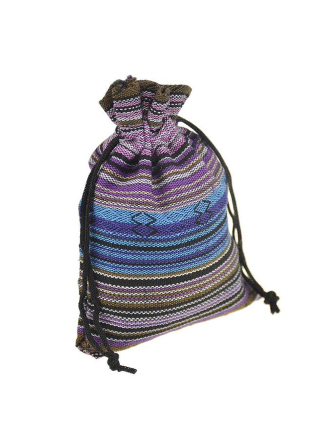 Ethnic Drawstring Storage Bag