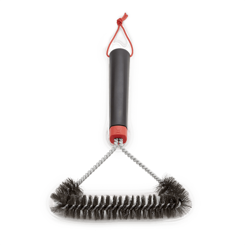 Grill Brush - 12” Three-Sided