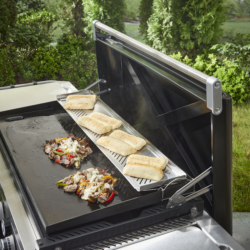 Dual-Level Warming Rack