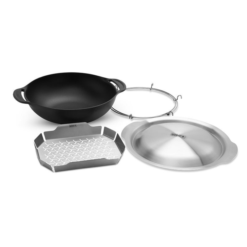 WEBER CRAFTED Wok & Steamer
