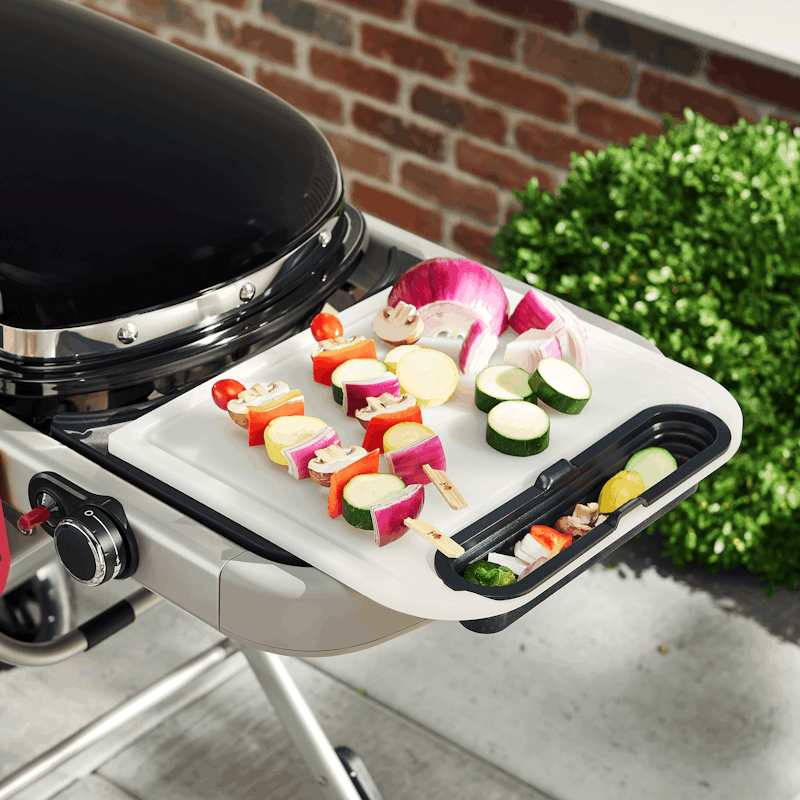 Weber Cutting Board with Catch Bin