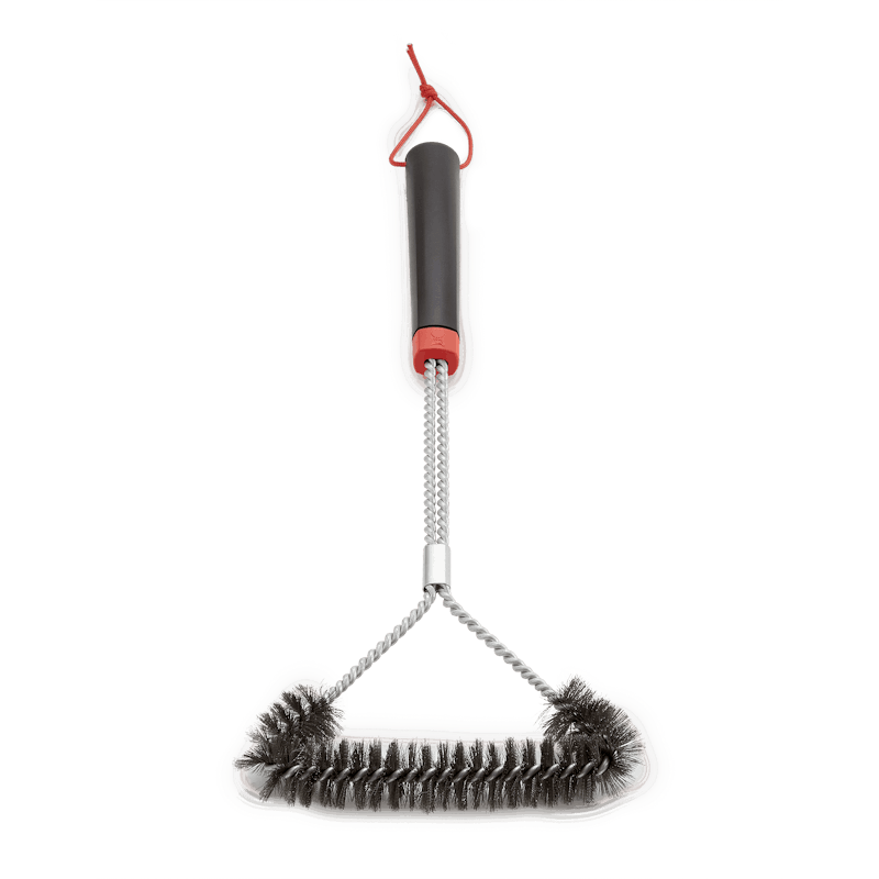 Grill Brush - 18” Three-Sided
