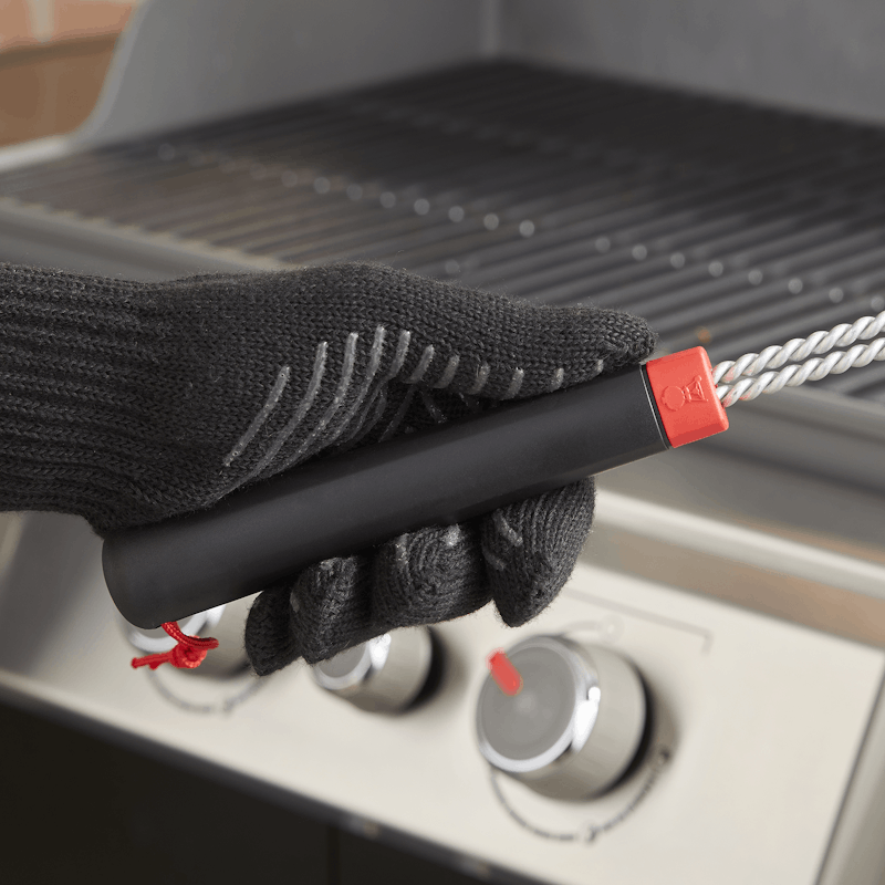 Grill Brush - 18” Three-Sided