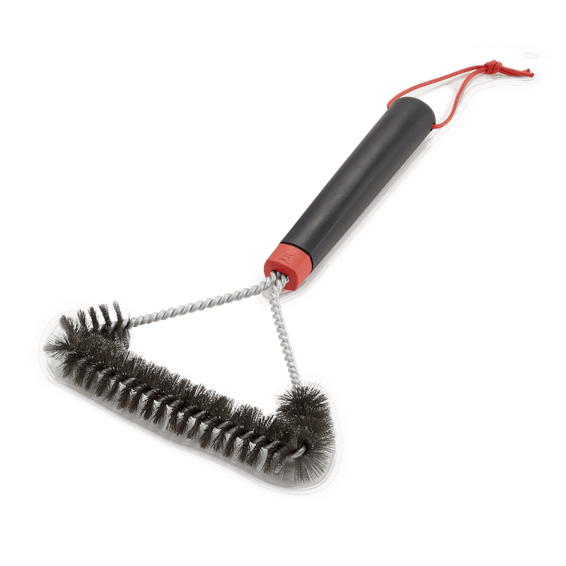 Grill Brush - 12” Three-Sided