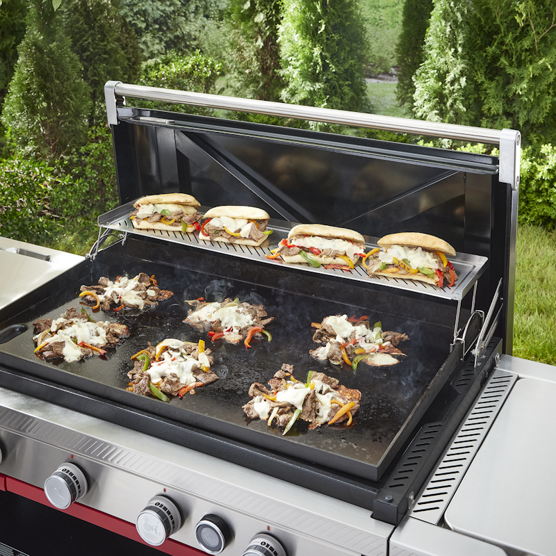 Dual-Level Warming Rack