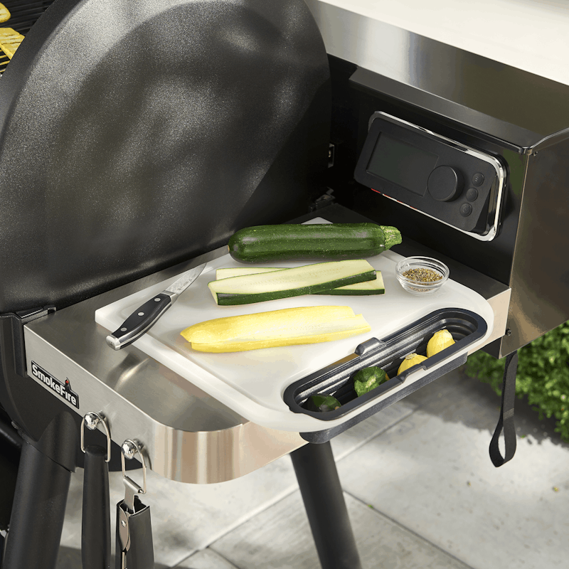 Weber Cutting Board with Catch Bin