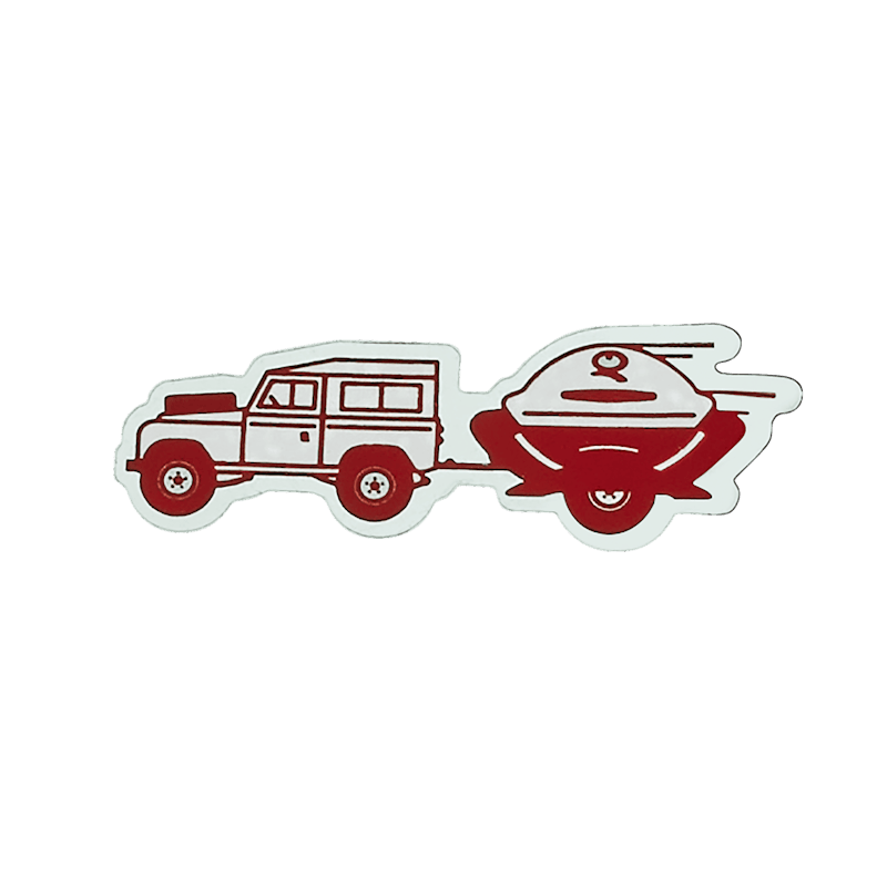 Limited Edition Weber Q Trailer Car Decal